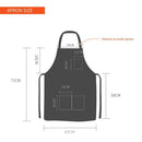 Denim Hotel Baking Apron Adjustable Sleeveless Chef Cooking Kitchen Women's 89Z8