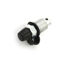M10 x 1mm Motorcycle Bike Brake Braking Caliper Bleed Screw Nipple with Cap FT