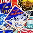 55pcs/Set Retro Fashioned Style Travel Stickers Luggage Suitcase High Quality