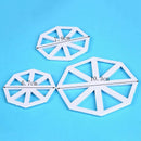 e-Flag Cake Cutter 3PCS Easy Bunting Cutters Cake Side Baking Pastry Sugarc Y3K4