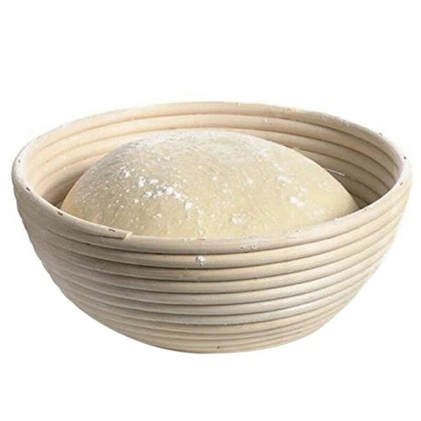 1 X wood Proofing Basket bowl for Bread and Dough Best Round Professional M X8B4