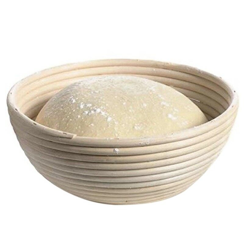 1 X wood Proofing Basket bowl for Bread and Dough Best Round Professional M X8B4