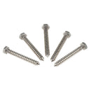5 Pieces M6 Stainless Hexagon Hex Head Self Tapping Screws Hardware M6 x 50