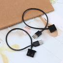 2x PC Fan 4 Pin 12V to 5V USB 2.0 Connection Cable Adapter D6O5  ME