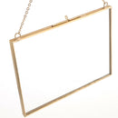 Metal & Glass Hanging Photo Frame Portrait & Landscape & Specimen 18x13cm