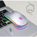 Wireless Mouse 1600DPI 2.4GHz Receiver Colorful Backlight Mice for Laptop PC