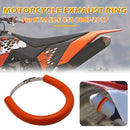 Motorcycle Silencer/Round Oval Exhaust Protector End Can Cover for KTM EXC-F/EXC