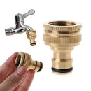 4/6 Brass Hose Tap Connector Washing Machine Garden Irrigation Watering Fittings