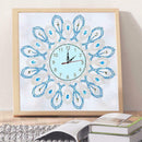 DIY Geometric Special Shaped Diamond Painting Cross Stitch Clock Home Decor