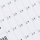 2020 Year Plan Block Daily Planner Paper Wall Calendar w/ 2 Sheets Stickers Delu