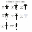 421pcs Car Body Push Pin Rivet Trim Panel Fastener Clip Moulding Assortment+Tool