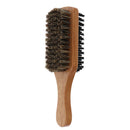 3x Male Men Boar Bristle Beard Mustache Brush w/ Handle Face Hair Shaving