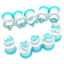 0-9 Numbers Cake Mold Fondant Cookies Plunger Cutter Mold DIY Chocolate Sug