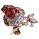 Cute Sparrow Brooch Pin for Women's Dress Shawl Clothes Accessories Costume