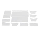 13pcs Leather Sewing Tool Clear Acrylic Wallet Purse Stencil Template Crafts