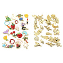 50Pcs/Set Mixed Enamel Beads Charms Pendants Craft Making DIY Jewelry Finding 3C