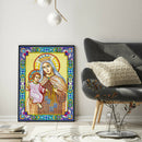 5D DIY Special Shaped Diamond Painting Religious Cross Stitch Kit Decor