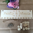DIY Calendar Wood Birthday Reminder Board Birch Ply Plaque Sign Family&Friend ME