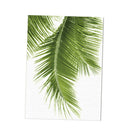 2x Unframed Modern Art Canvas Oil Painting Green Palm Leaf Print Wall Decor