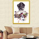 Butterfly Beauty Girl 5D Diamond DIY Painting Craft Kit Home Decor