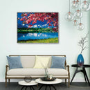 5D DIY Diamond Painting Under Cherry Trees Full Square Drill Embroidery Art