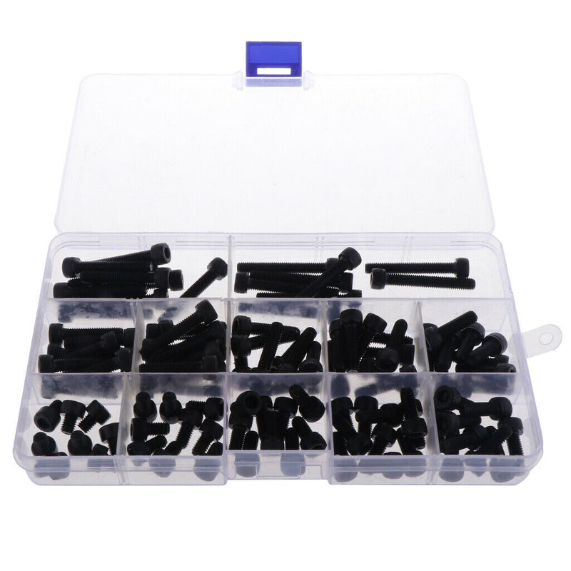 Black-force 12.9 Screw Alloy Level Hexagon Steel Plug Head Cap Screws M5 Series
