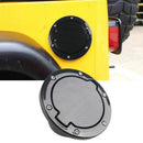 for Jeep Wrangler JK 07-17 Carbon Fiber Filler Door Cover Gas Tank Cap for