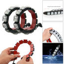 2Pcs Car Flexible 6 LED DRL Daytime Running Light Driving Daylight Fog Lamp 18cm
