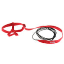 3 Pieces Adjustable Cotton Reptile Lizard Turtle Harness Leash - Light Soft