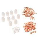 100 Pieces Electrode Nozzle Protect Cap Plasma Cutter Electrode Nozzle for PT31