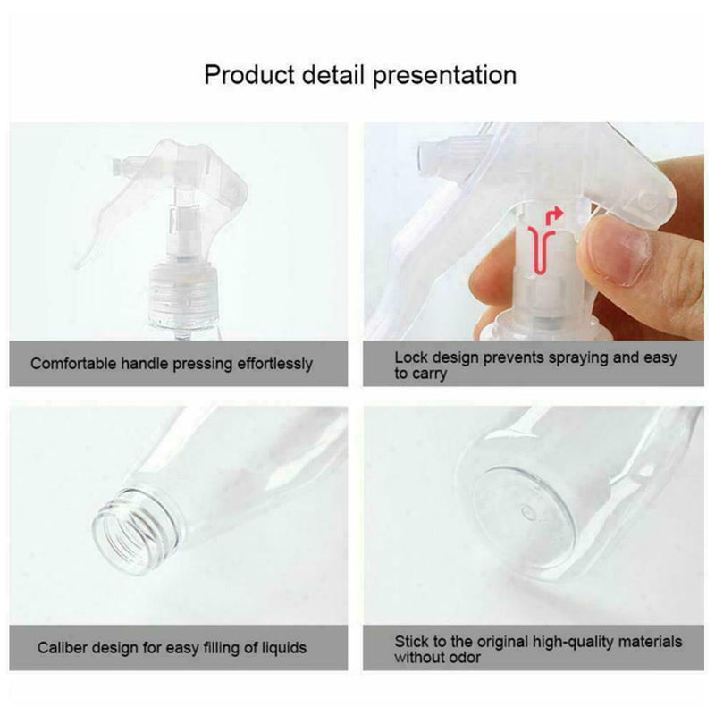 200ml Plastic Spray Bottle Hairdressing Plant Flower Sprayer Salon Water L2A7