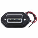 1Pc 6LED Amber License Number Plate Light Tail Rear Lamp for Truck Lorry Trai-3C
