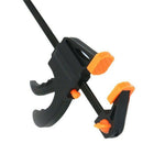 2Pc/Ratchet Release Speed Squeeze Woodworking Work Bar Clamp Clip Kit 4Inch