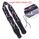 Adjustable Soft Guitar Strap Acoustic Electric Guitars Bass Nylon Webbing Be FT