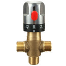 1X(Pipe Thermostat Faucet Thermostatic Mixing Valve Bathroom Water Temperat