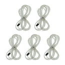 Replacement Jump Rope Cord Skipping Speed Rope Cable with End Caps White