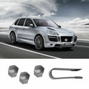 20PCS 19mm Car Hub Screw Cover Car Wheel Nut Lug Dust Cover Caps Bolt Grey GVT