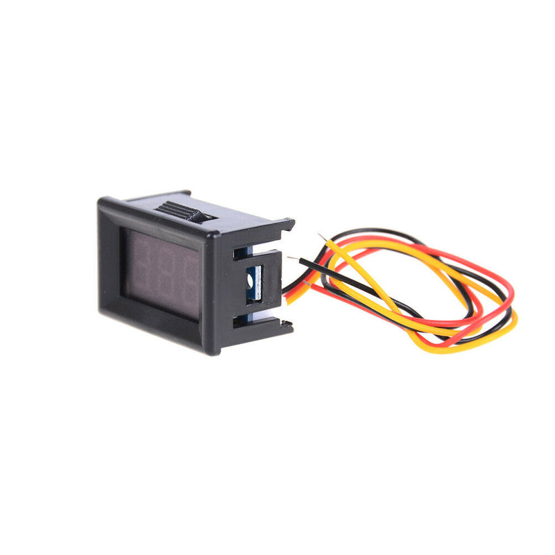 DC0-100V LED Mini Digital Voltmeter Volt Meter Gauge Voltage Panel Meter 3wir JR