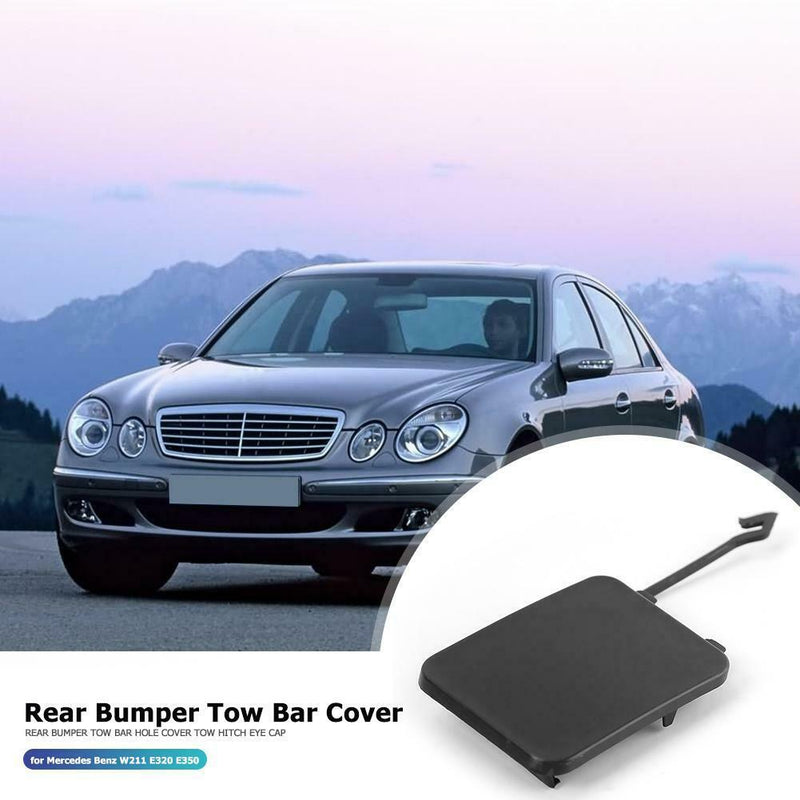For Mercedes Benz  W211 E320 E350 E500 E550 02-06 Rear Bumper Tow Bar Cover Cap