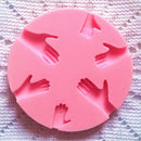 Human Hand Fondant Cake Decorating Silicone Mould Fimo DIY Mold Tools Hot