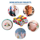 50 Colors Cotton Thread Floss Sewing Skeins Cross Stitch Kit For Embroidery Soft
