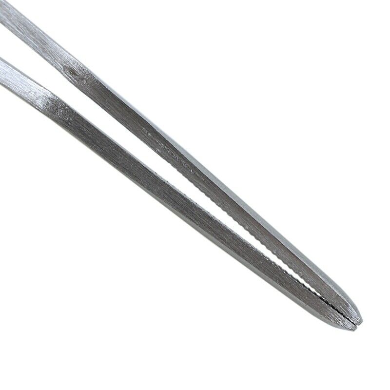 Plant Stainless Steel Curved Tweezer Clip for Fish Tank I6M2