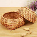 Rattan Fruit And Vegetable Storage Hand-Woven Storage Basket Bread Basket S