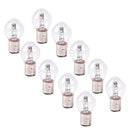 2pcs 12V 35/35W BA20D Motorcycle Bike Halogen Bulb Amber Headlight Lamp