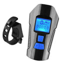 Bicycle Headlight LED Rechargeable Bike Light w/ Horn Deluxe Edition Blue USB