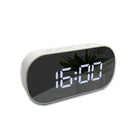 Led Mirror Alarm Clock Digital Snooze Table Clock Wake Up Light Electronic  A1I9
