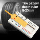 4mm Tyre Tread Depth Gauge Caliper Car Motorcycle Caravan R5S9 Wheel Measur M1A5