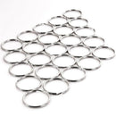 25 Large 30Mm Split Ring Keyring Key Holder Loop Hoop F6A1