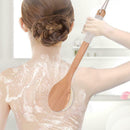 2pcs Skin Body Soft Natural Bristle Bath Brush SPA Shower Exfoliating Tool