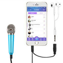 Mini Condenser Microphone with 3.5mm Plug Mobile Phone and Mic Stand A